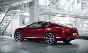 bentley-continental pohled z boku